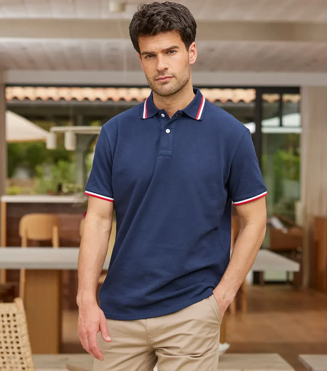 Polo Homme Supporter Marine - Intemporel