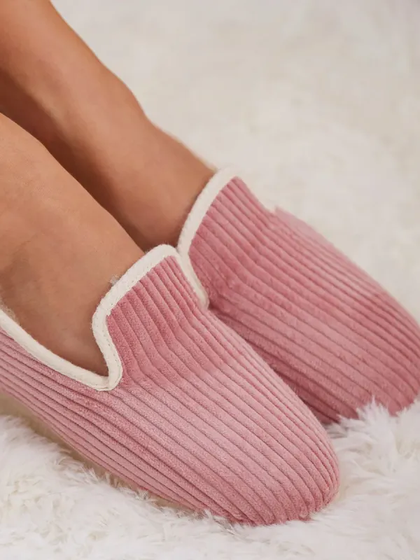Product Charentaises Velours Femme Rose Image