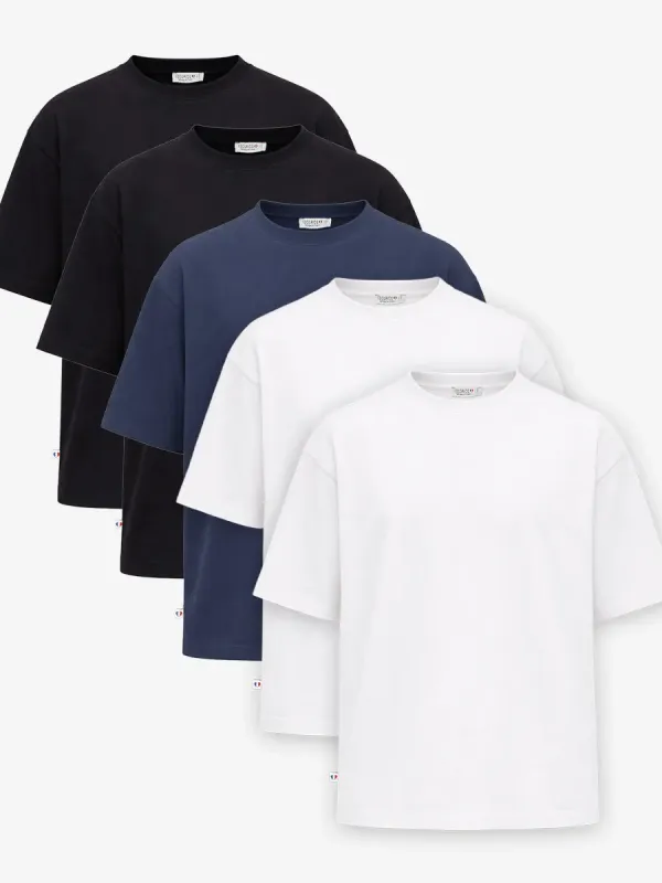 Product T-shirt Oversize Homme x5 - Pack Essentiel Image
