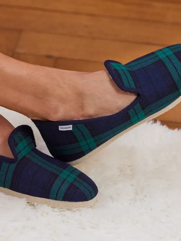 Product Charentaises Homme Tartan Vert Image