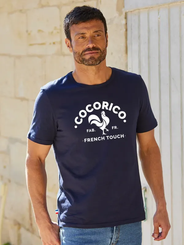 Product T-shirt Homme Marine - Coq Français Image