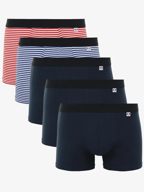 Product Boxer Homme x5 - Pack Marinières Image