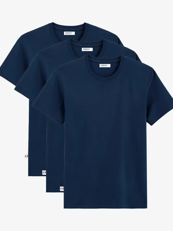 Product T-shirt Homme x3 - Pack Marine Image