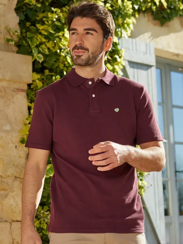 Product Polo Homme Bordeaux - Le Coeur (Vert] Image